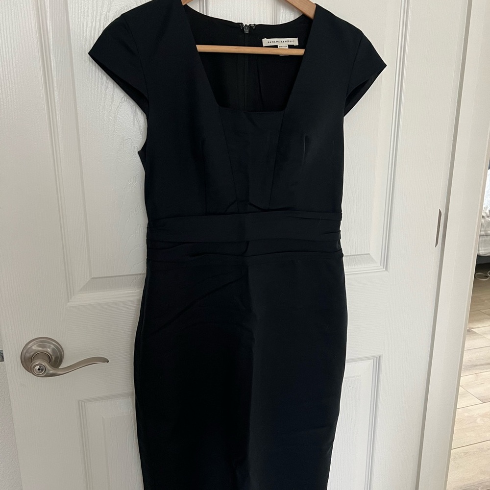 Classic Black Dress Banana Republic